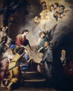La discesa della Vergine per premiare gli scritti di San Ildefonso